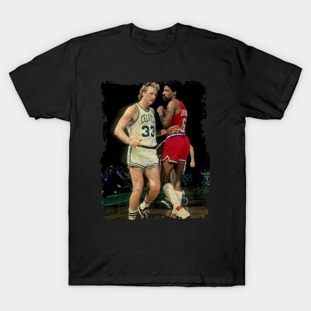 BIRD vs ERVING T-Shirt by Omeshshopart